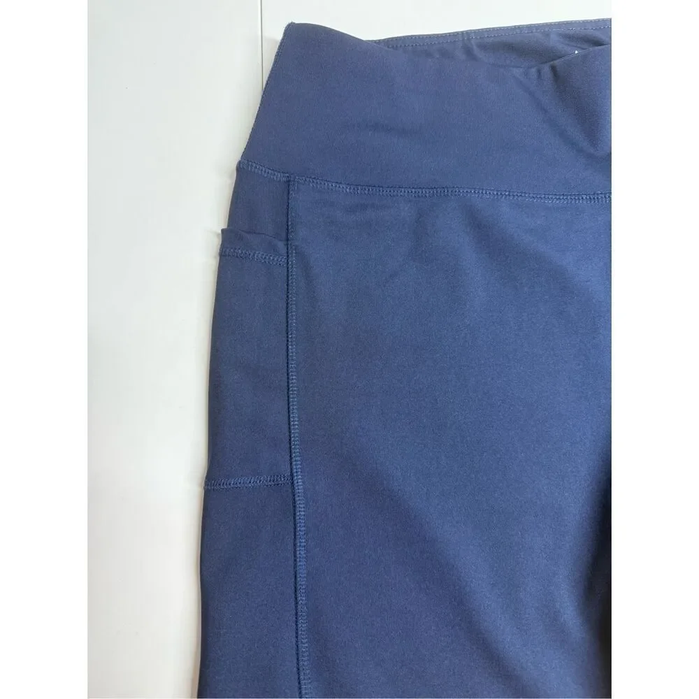 X Game Time Women’s Active Shorts Quick Dry Navy Blue Size 1X